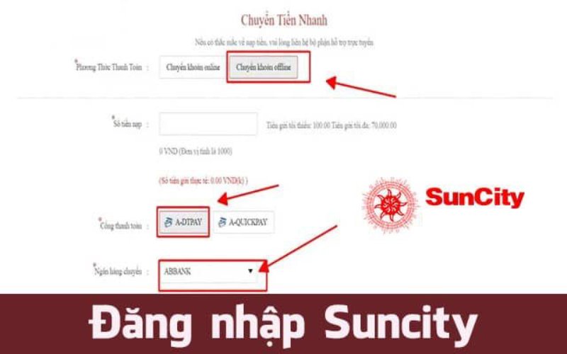 Cách thức để đăng nhập suncity nhanh chóng 